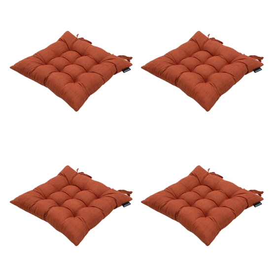 Madison Basic terra Zitkussen - Set van 4