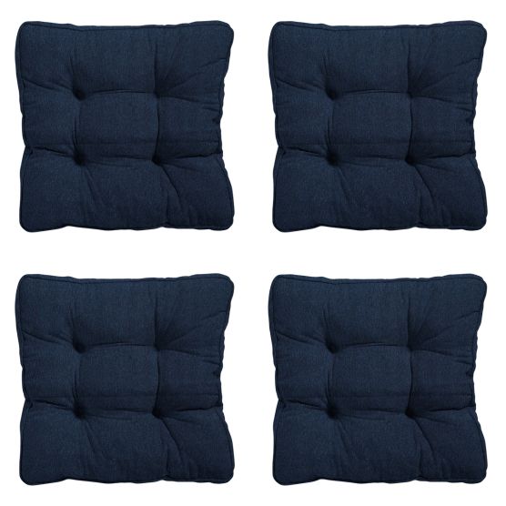 Madison Panama indigo Zitkussen - Set van 4