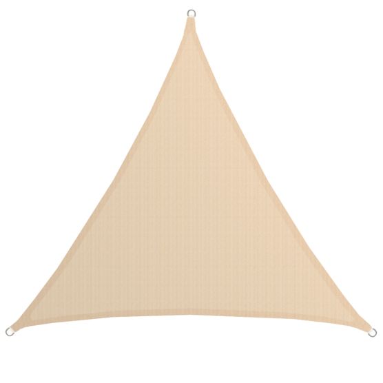 AMANKA 5 x 5 x 5 HDPE schaduwdoek - Beige