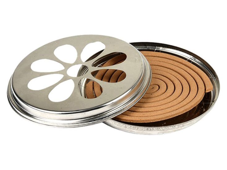 Citronella spiraal metalen houder