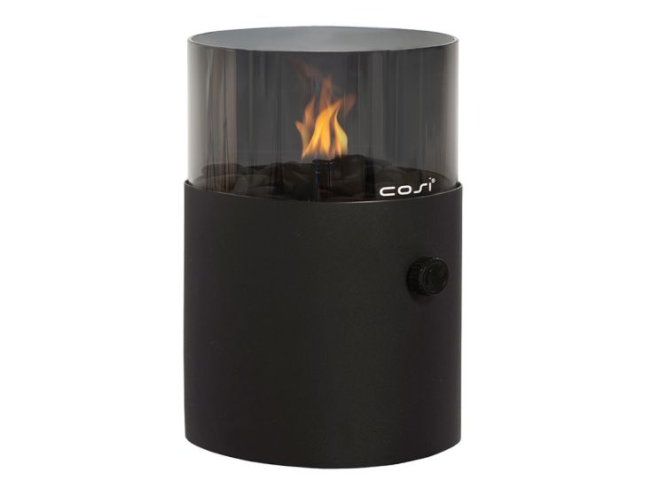 Cosi Fires Cosiscoop original XL Black Smoked Glass gaslantaarn