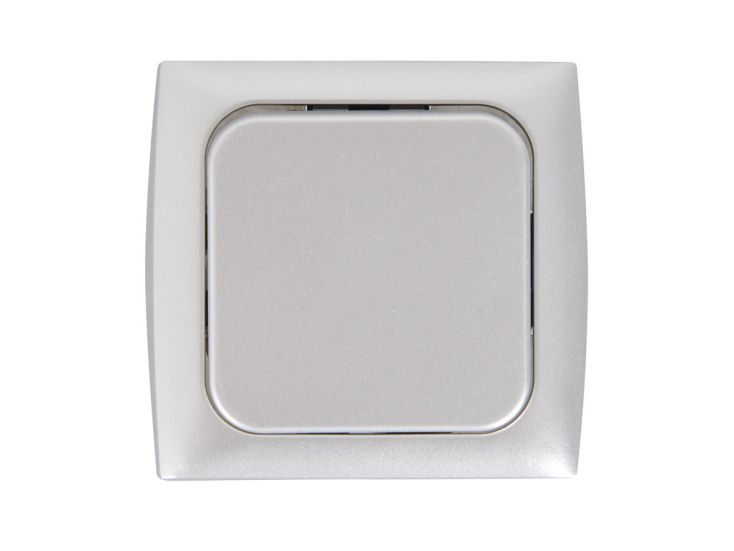 Haba C-line inbouw schakelaar - Silver