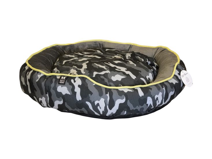 Puffy and Friends Camouflage Ronde hondenmand - L