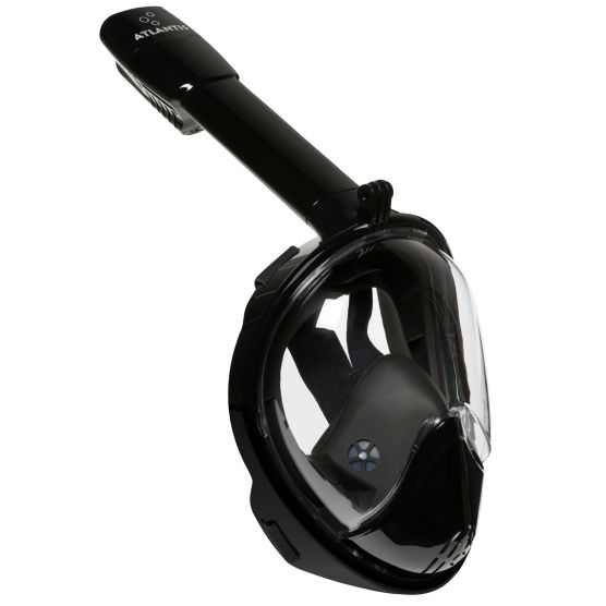 Atlantis 2.0 Zwart S/M Volwassenen Snorkelmasker - Black
