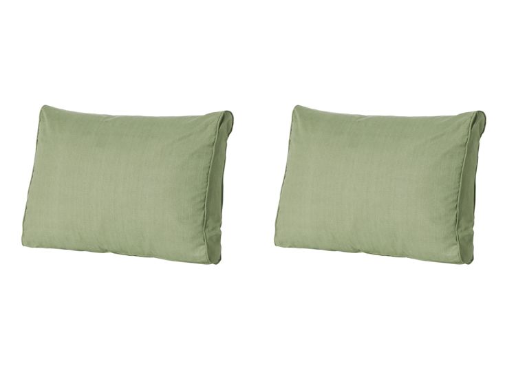 Madison Basic green Rugkussen - Set van 2