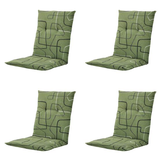 Madison Joah sage Tuinstoelkussen - Set van 4