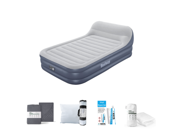 Bestway Headboard 226 x 152 cm Luchtbedset - 5-delig