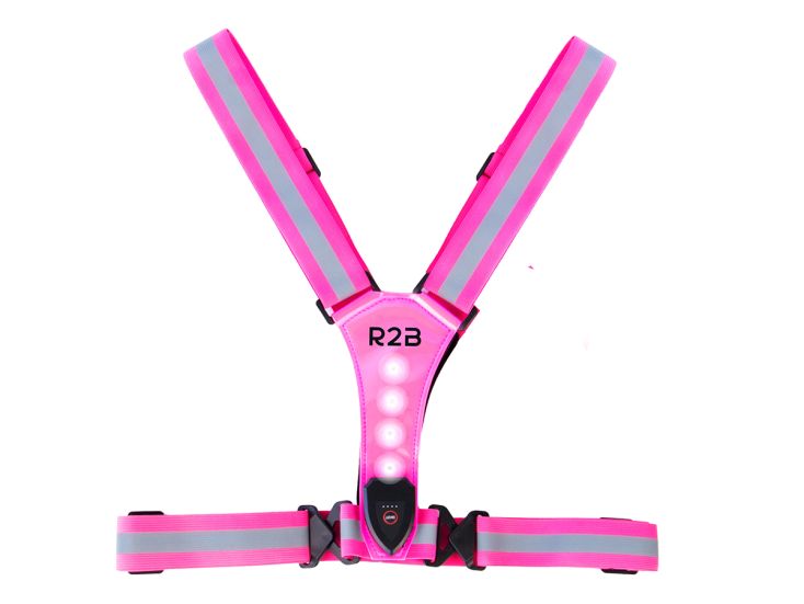 R2B oplaadbaar hardloopvest - Pink