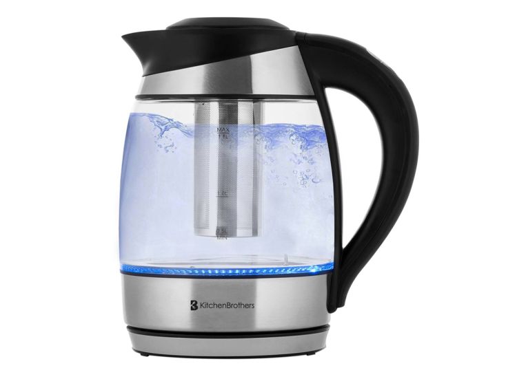 KitchenBrothers waterkoker met theefilter - 1.8 liter