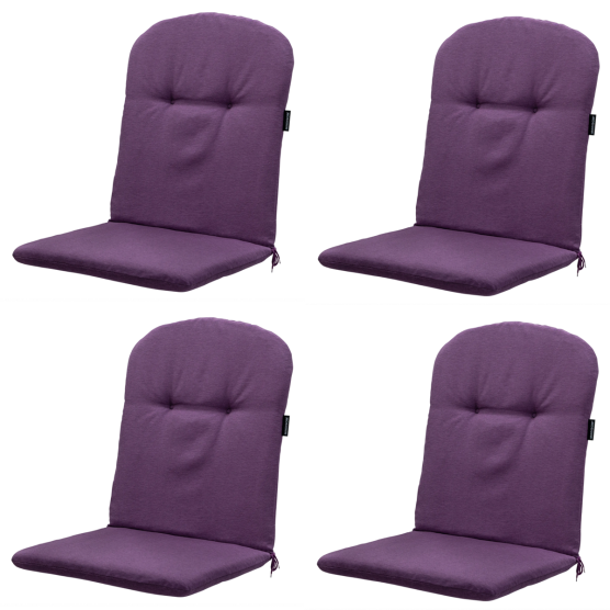 Madison Panama purple Kuipstoelkussen - Set van 4