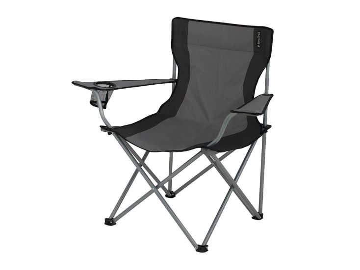 Eurotrail Lausanne vouwstoel - Grey/Black