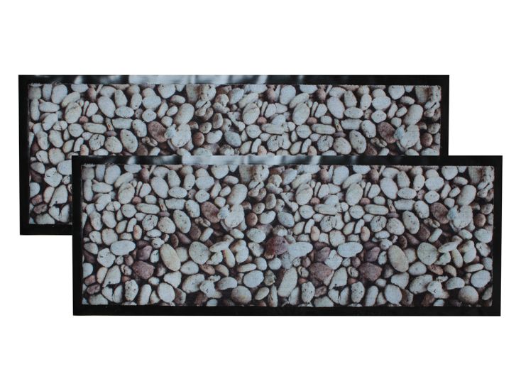 Jacks Door Kiezel 45 x 125 cm deurmat - Set van 2