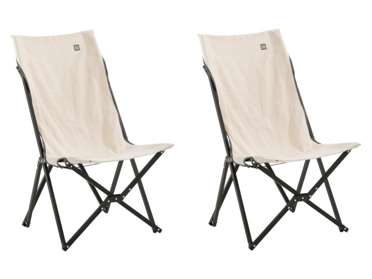 Travellife Rune set van 2 butterfly stoelen - Beige