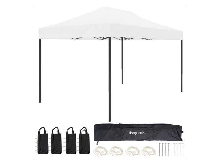 LifeGoods 3x4.5 m  partytent- White