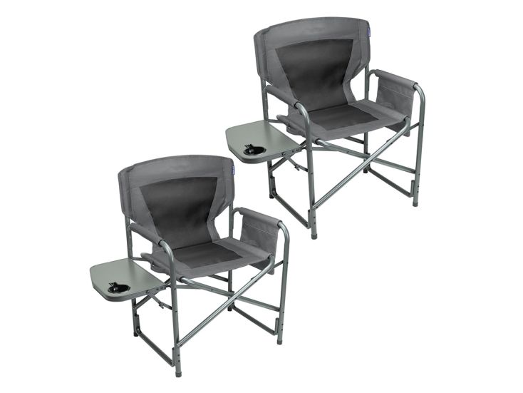 TRVLMORE 2-pack lichtgewicht vouwstoelen - Grey