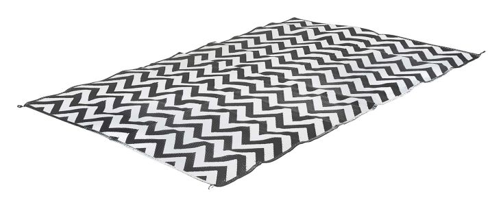 Bo-Camp Wave 200 x 180 cm zwart witte chill mat
