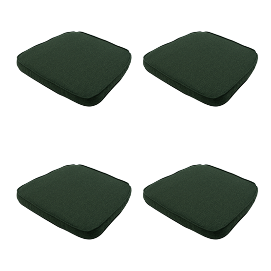Madison Green canvas eco+ Zitkussen - Set van 4