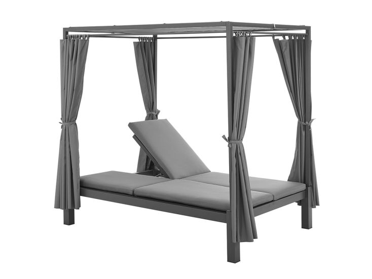 Juskys Kreta loungebed - Grey
