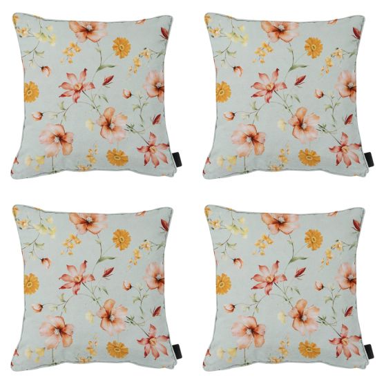 Madison Florina orange Sierkussen - Set van 4