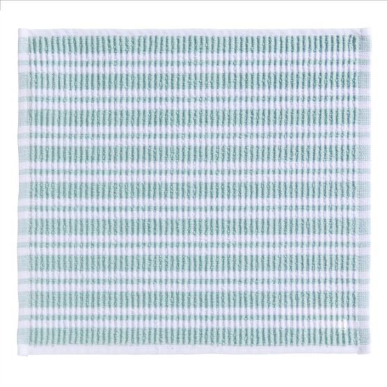 DDDDD Basic Clean 30 x 30 cm 4 gestreepte vaatdoeken - Green