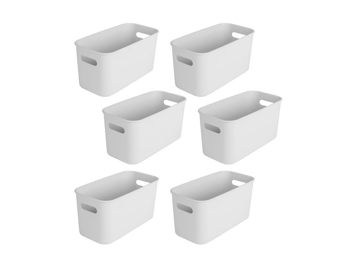 Sunware Sigma home 6 liter White cube box - Set van 6