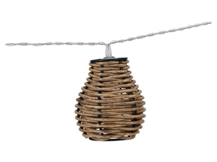Decorative Lighting 10 LED Rattan sfeerverlichting