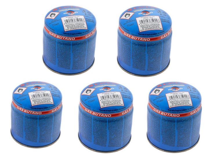 Camping gas prik cartouche 190gr - Set van 5