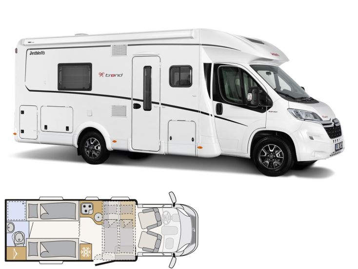 Dethleffs Trend T7017 EB 2023 camper