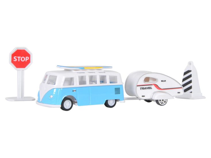 Die-Cast Classic Travel bus speelset