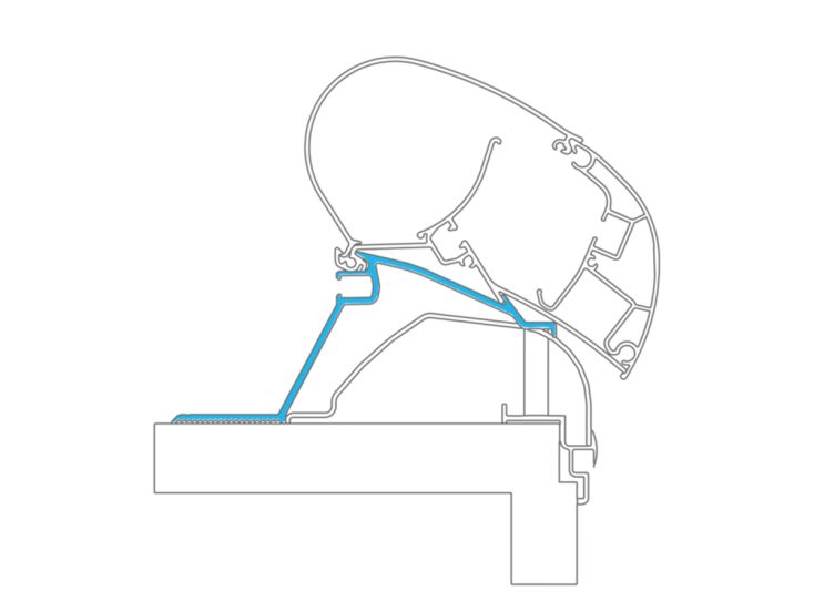 Dometic PerfectRoof Hobby >2014 adapter