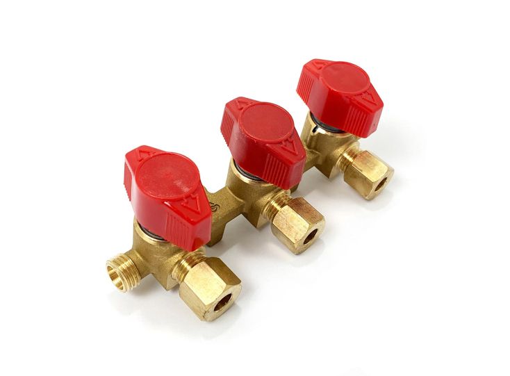 Obelink verdeelkraan 8 mm knelkoppeling - drieweg