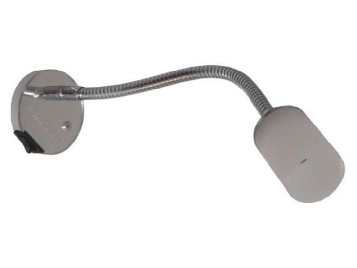 Travelleds flexibele USB opbouwspot - chroom