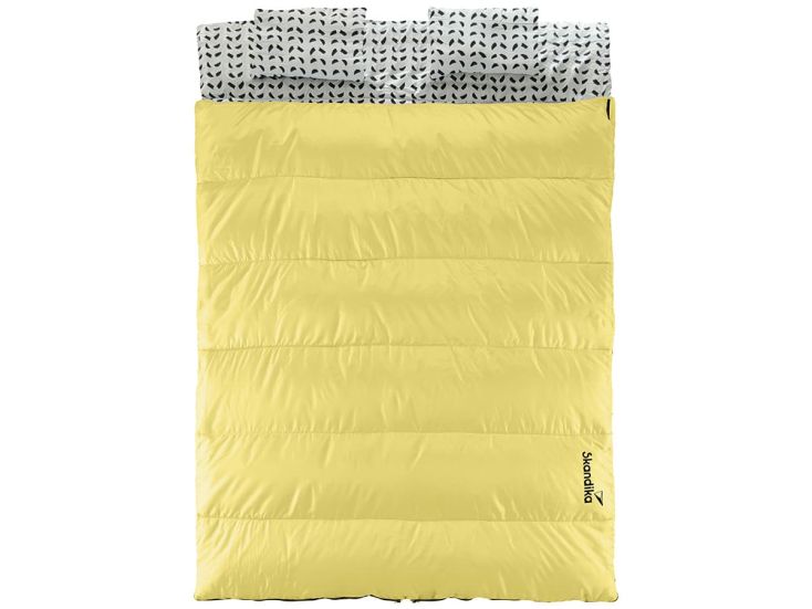 Skandika Iceland Double Deken slaapzak - Yellow
