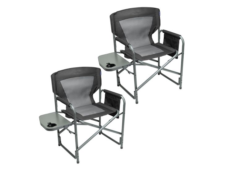 TRVLMORE set van 2 lichtgewicht vouwstoelen - Black