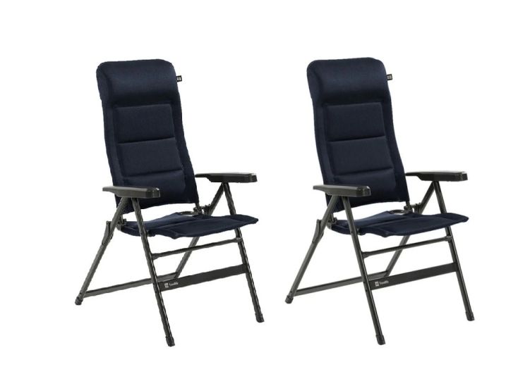 Travellife Barletta comfort 2022 set van 2 stoelen - Blue