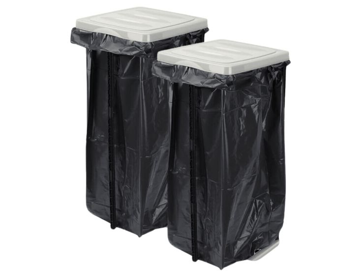Nordix 60 liter vuilniszakhouder - Set van 2