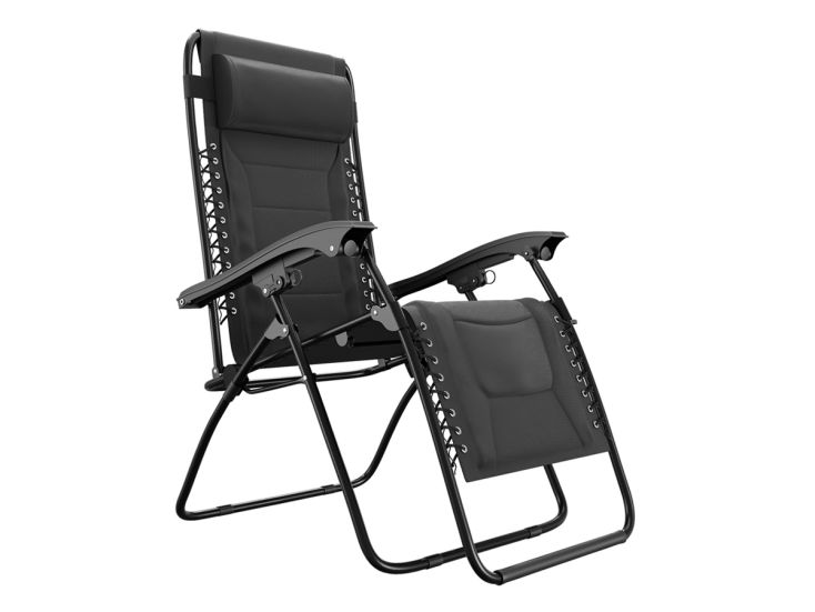 LifeGoods Comfort ligstoel - Black