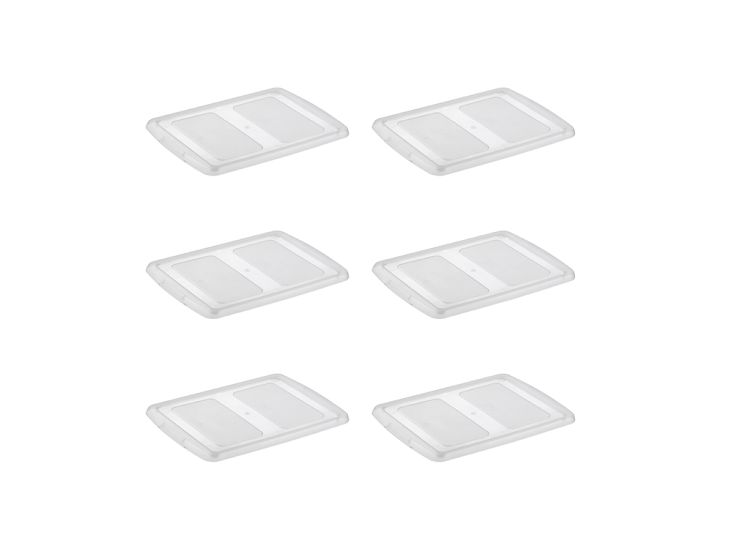 Sunware Nesta 17/32/45 liter transparant deksel - set van 6