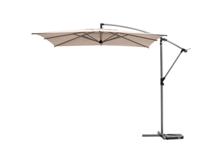 Hesperide HIXA parasol met voet - Beige