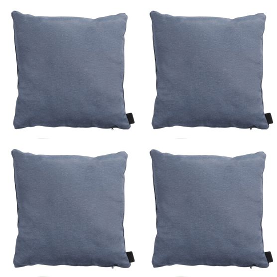 Madison Panama safier blue Sierkussen - Set van 4