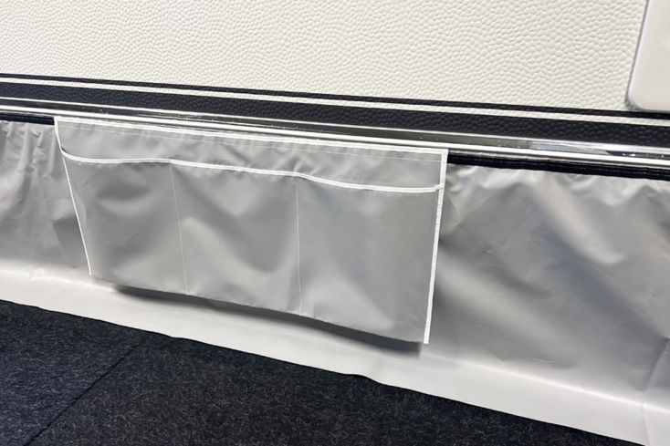 ESVO 8 meter tochtstrook met klittenband en opbergzak