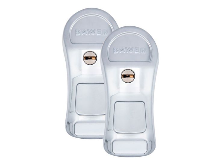 BAWER Armo set van 2 deursloten - Chrome