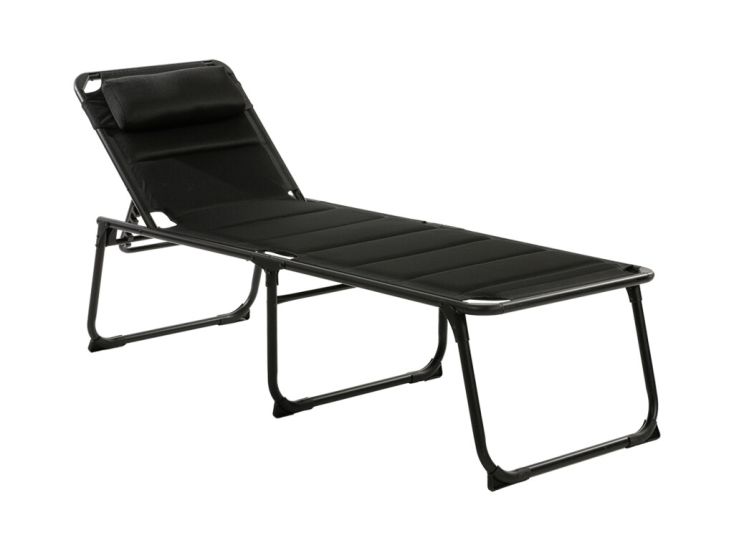 Travellife Barletta ligbed - black