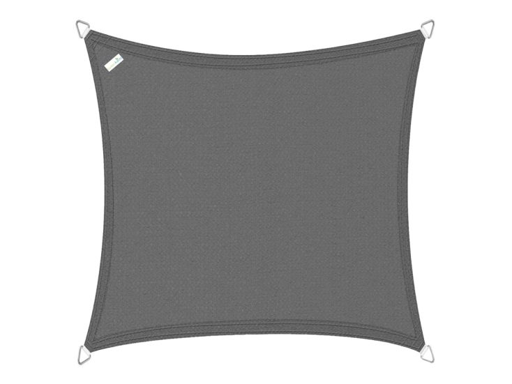 Buitenkado 5x5 antraciet HPDE waterdoorlatend schaduwdoek