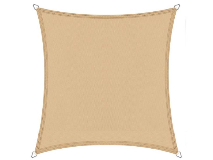 Buitenkado 2x2 zand beige waterdicht schaduwdoek vierkant
