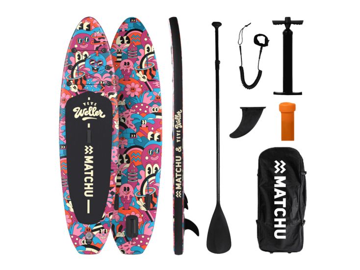 Matchu x Yeye Weller opblaasbaar Sup Board - limited edition