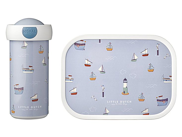 Mepal Campus schoolbeker en lunchbox - Sailors bay