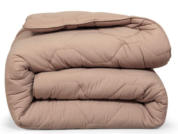 DoubleDry Taupe dekbed - 240 x 220 cm