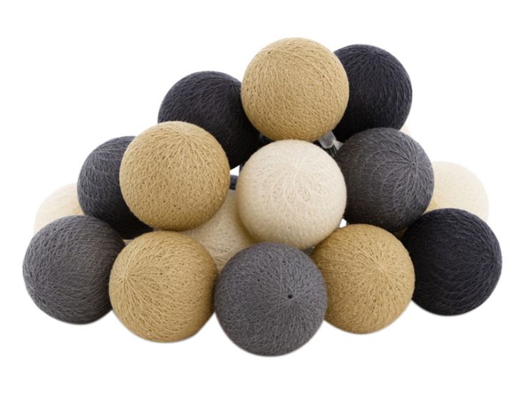 Cotton Ball Lights Outdoor starter kit lichtslinger - Concreto
