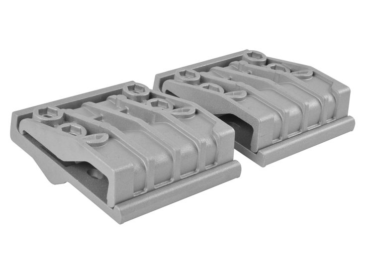 Enduro aluminium montageplaten